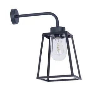 Lot de 2 : Lampiok 1 applique murale numéro 5 verre transparent noir 107 - MODÈLE D'EXPOSITION Lot de 2 : Lampiok 1 applique murale numéro 5 verre transparent noir 107 - MODÈLE D'EXPOSITION