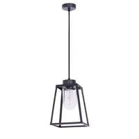 Set van 3: Lampiok 1 hanglamp nummer 4 mat glas zwart 107 - TOONZAALMODEL