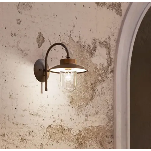 Il Fanale Set van 2 Calmaggiore wandlamp messing/koper