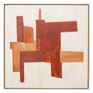 Urban Nature Culture Copy of Kader met kunst in reliëf wit a medium 60 x 80