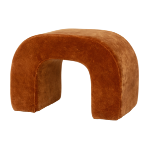 Urban Nature Culture Copy of Sara poef laag  Ø60 oker