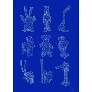 Paper Collective Affiche Offcut Animals 70 x 100