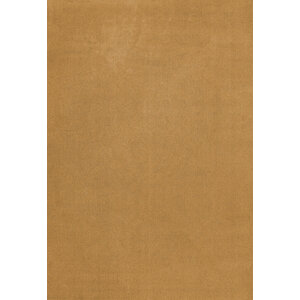 Layered Classic tapis uni en laine ochre