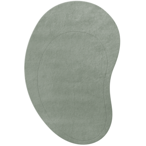 Layered Residue tapis en laine sage Layered Residue tapis en laine sage