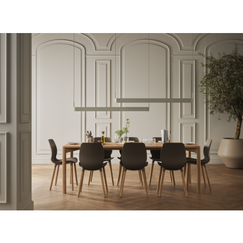 Bolia Pana eettafel witgepigmenteerde geoliede eik Bolia Pana eettafel witgepigmenteerde geoliede eik