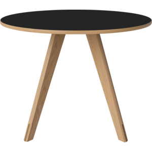 Bolia Soft Mood table à manger ronde Ø 100 en stratifié fenix noir