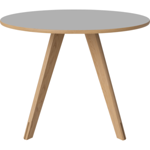 Bolia Soft Mood table à manger ronde Ø 100 en stratifié fenix gris clair