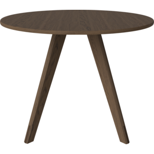 Bolia Soft Mood table à manger ronde Ø 100 en chêne foncé huilé