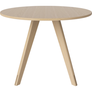 Bolia Soft Mood table à manger ronde Ø 100 en chêne huilé blanc pigmenté