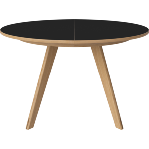 Bolia Soft Mood ronde verlengbare eettafel Ø122 zwarte fenix laminaat