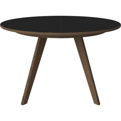 Bolia Soft Mood ronde verlengbare eettafel Ø122 zwarte fenix laminaat