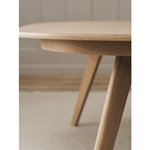 Bolia Soft Mood ronde verlengbare eettafel Ø122 geoliede eik Bolia Soft Mood ronde verlengbare eettafel Ø122 geoliede eik