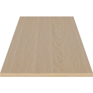 Bolia Soft Mood table à manger ronde rallonge en chêne huilé blanc pigmenté