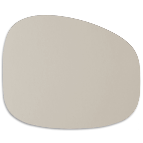Vacavaliente SRL Ruca placemat steenvorm sandshell recycl. leer Vacavaliente SRL Ruca placemat steenvorm sandshell recycl. leer
