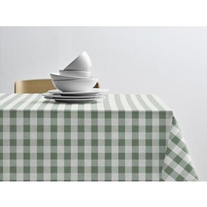 Södahl Gingham nappe lavable au mètre - Hedge green Södahl Gingham nappe lavable au mètre - Hedge green