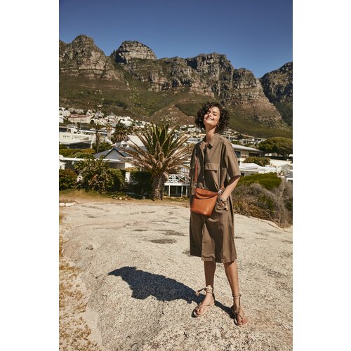 O My Bag Bobby midi handtas - klassiek leder cognac