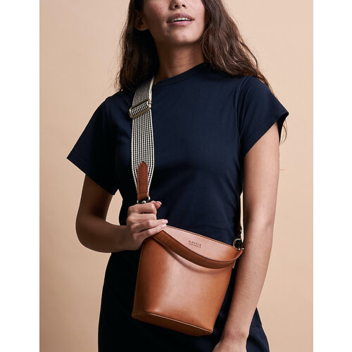 O My Bag Bobby midi handtas - klassiek leder cognac