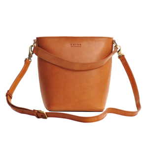 O My Bag Bobby midi handtas - klassiek leder cognac