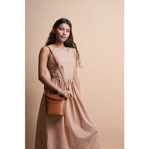 O My Bag Bobby midi handtas - klassiek leder cognac
