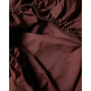 SUITE702 Drap-housse en coton percale brique red SUITE702 Drap-housse en coton percale brique red