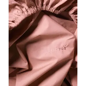 SUITE702 Drap-housse en coton percale dusty rose SUITE702 Drap-housse en coton percale dusty rose