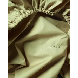 SUITE702 Drap-housse en coton percale pistachio