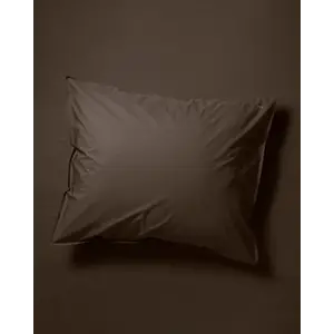 SUITE702 Taie d'oreiller en coton percale coffee brown SUITE702 Taie d'oreiller en coton percale coffee brown