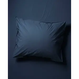 SUITE702 Taie d'oreiller en coton percale navy blue SUITE702 Taie d'oreiller en coton percale navy blue