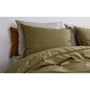 SUITE702 Housse de couette en coton percale olive green - sans taie d'oreiller SUITE702 Housse de couette en coton percale olive green - sans taie d'oreiller