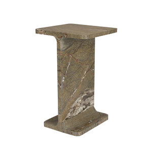 Dutchbone Satpura table d'appoint en marbre brun Dutchbone Satpura table d'appoint en marbre brun