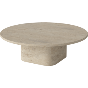 Bolia Eida table basse en travertin Ø 90 x H 28 Bolia Eida table basse en travertin Ø 90 x H 28