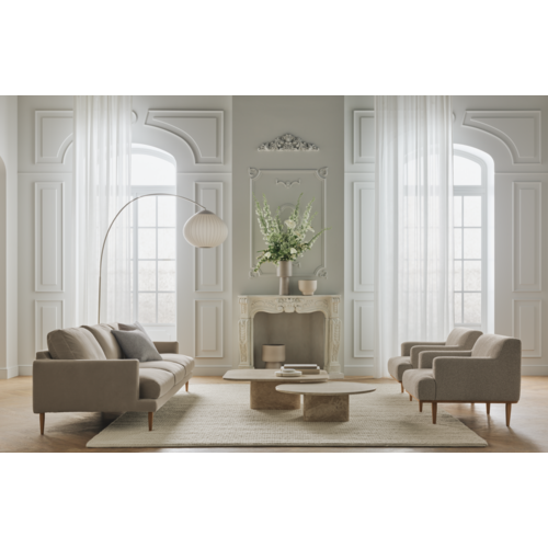 Bolia Eida salontafel travertin 100 x 100 x H 32 Bolia Eida salontafel travertin 100 x 100 x H 32