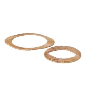 Broste Copenhagen Tini dessous de plat en rotin