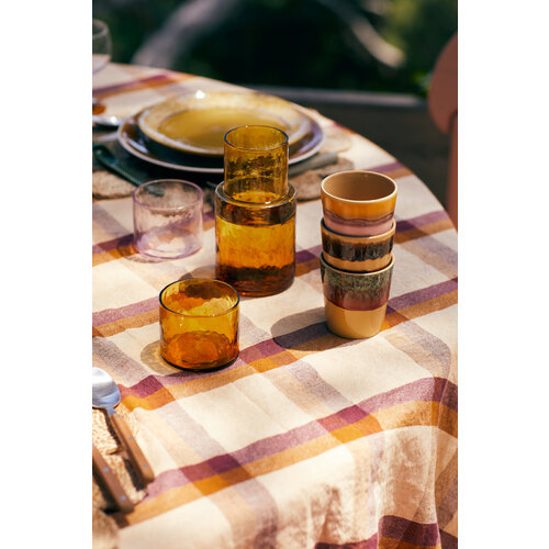 HKLiving 70s koffiekopjes Valley - set van 6