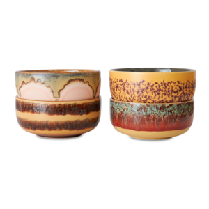 HKLiving 70s dessertkom harbour - set van 4