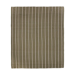 HKLiving Vida couvre-lit rayé sand/cream 230 x 275