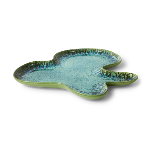 HKLiving Shell bord teal