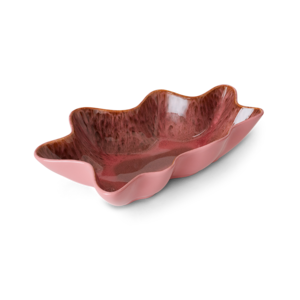 HKLiving Shell serveerschaal coral