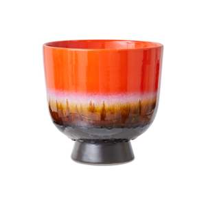 HKLiving Retro bloempot cherry red