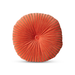 HKLiving Coussin ripple rond sienna ø 50