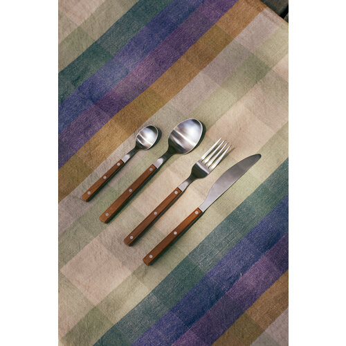 HKLiving Vida geruit tafelkleed mint/cobalt (140x220cm) HKLiving Vida geruit tafelkleed mint/cobalt (140x220cm)