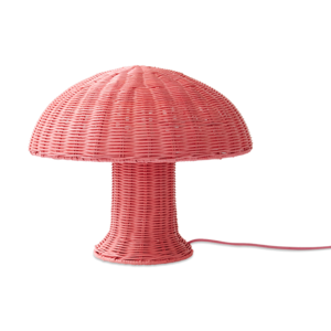 HKLiving Blush tafellamp rotan