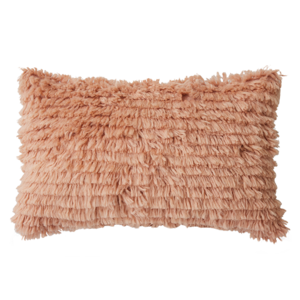 HKLiving Fluffy coussin blush 60 x 40