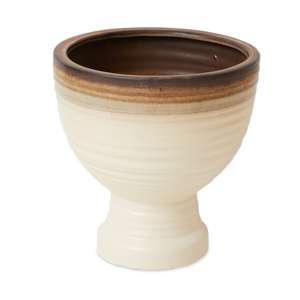 HKLiving Pot de fleurs en céramique vanilla