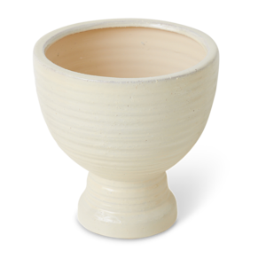 HKLiving Pot de fleurs en céramique cream