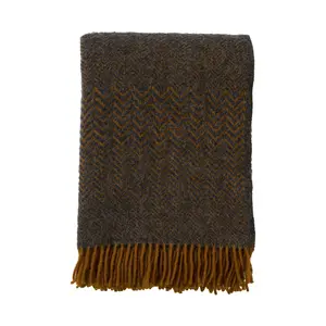 Klippan Zigzag plaid lava
