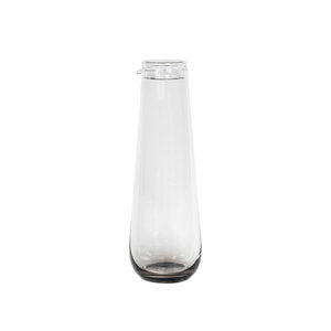 Broste Copenhagen Smoke  karaf met deksel 80 cl doorzichtig/grijs