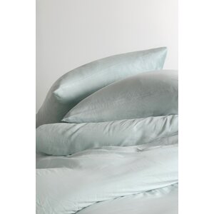 Casilin Taie d'oreiller en tencel satiné water green Casilin Taie d'oreiller en tencel satiné water green