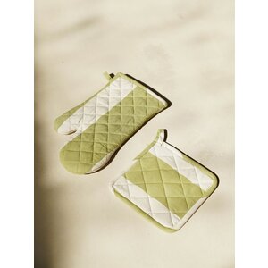 Maison Dînette Perry Moss manique & gant de four ensemble