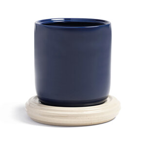 &Klevering Churros bloempot blauw Ø 17
